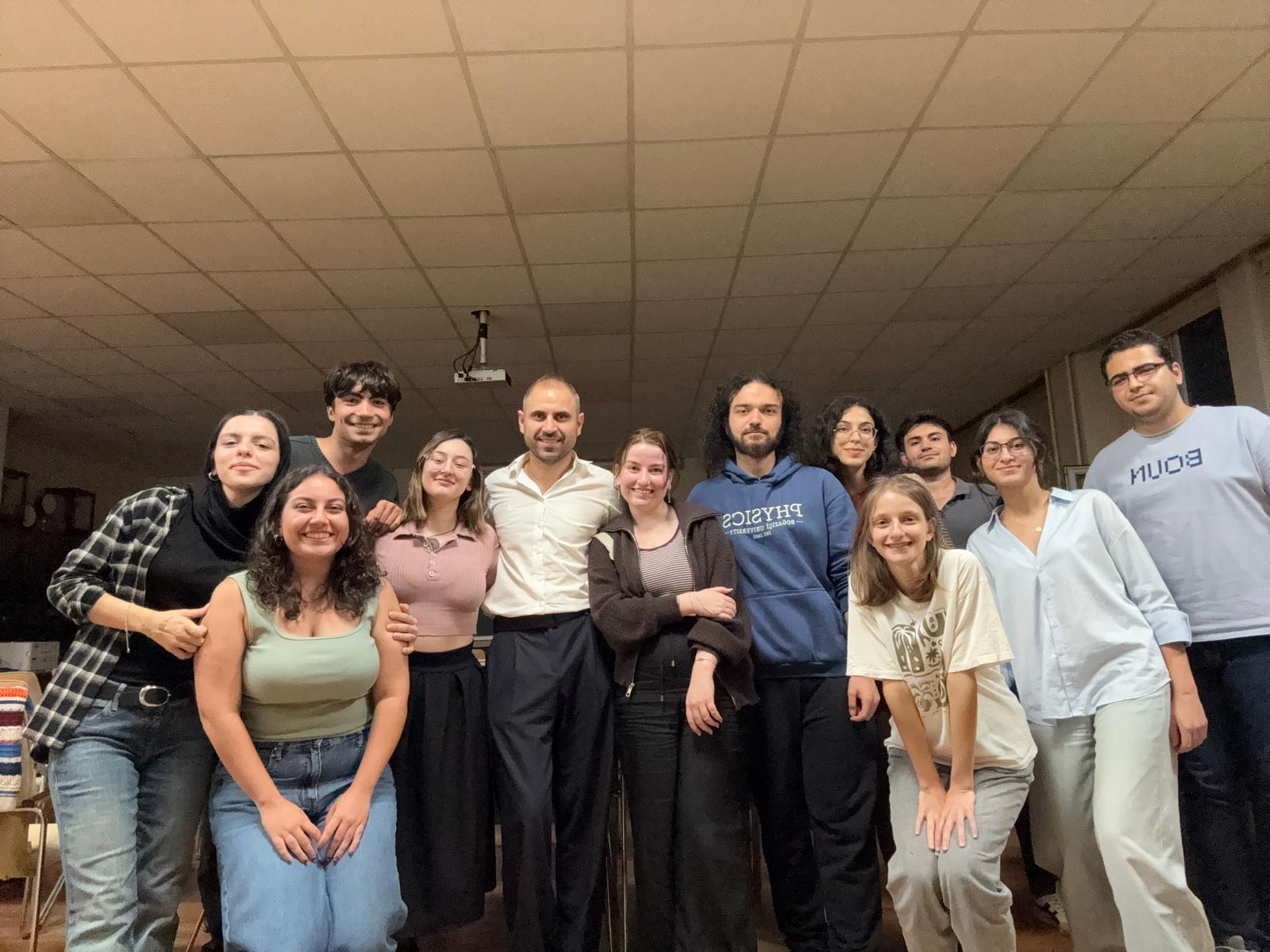 ISTRINGY members and students gathered after a meeting in September 2026